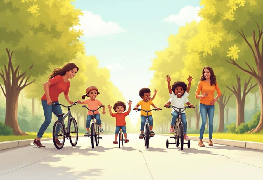 The Heartwarming Journey of Learning to Ride and Building Confidence